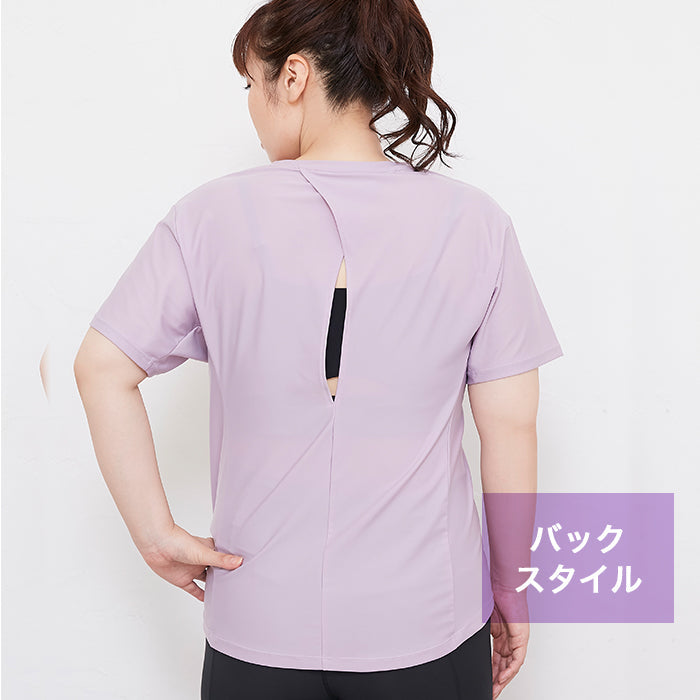 【3L〜6L/吸水速乾・抗菌防臭加工】lafarfa×スポーツアクティブトップス_90441