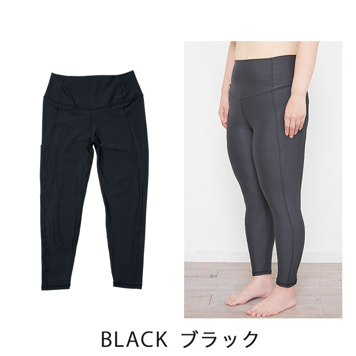 【3L~6L/吸水速乾・抗菌防臭加工】lafarfa×スポーツレギンス_90444