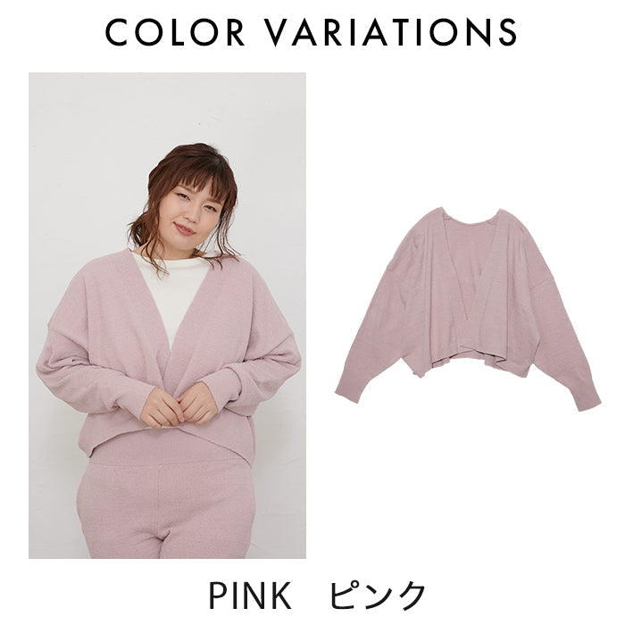 【3L~6L】ルームウェアカーディガン_90448