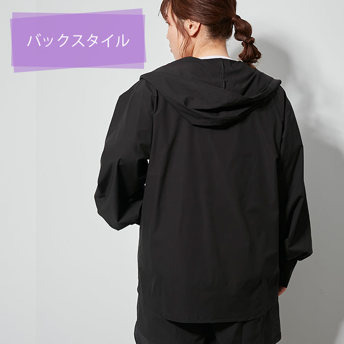 【3L~6L/吸水速乾・撥水・UVカット加工】UVカットダブルジップパーカー_90470