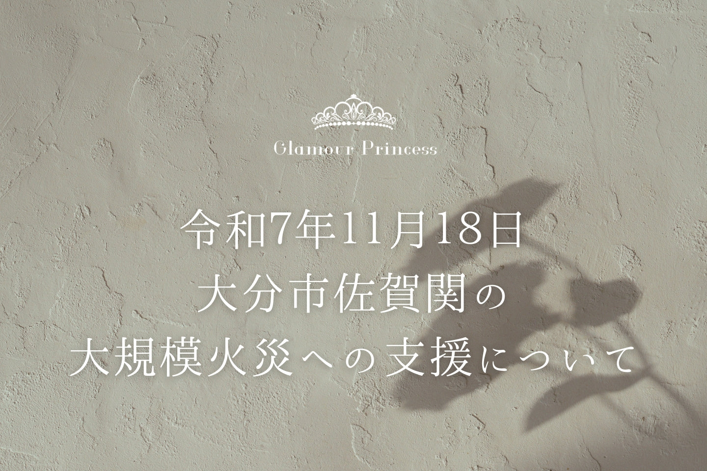 令和７年１１月１８日大分市佐賀関の大規模火災への支援について