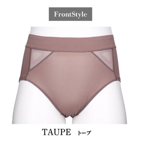 【3L〜10L】美胸キーパーグランリフトペアショーツ深ばきタイプ(トープ）_90604-57