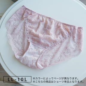 【LL～10L】しっかりホールド・美胸キーパーペアショーツ（ピンク）_90407-42