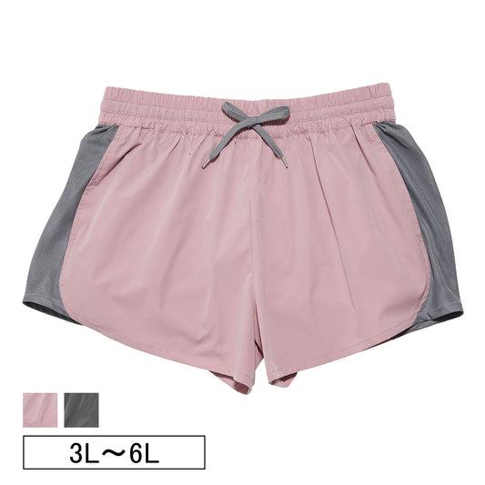 【3L〜6L／吸水速乾・抗菌防臭加工】lafarfa×スポーツショートパンツ_90445