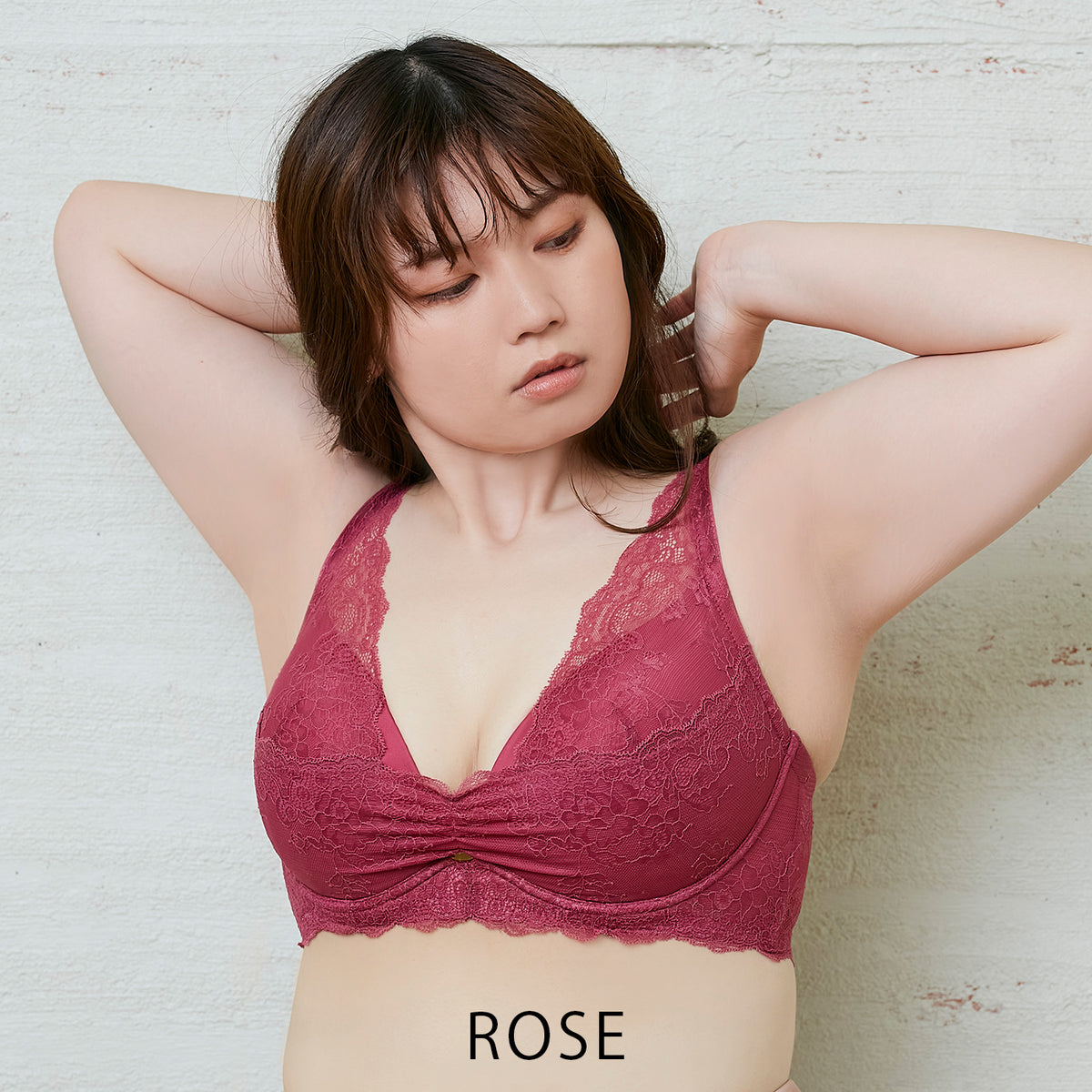 【D90〜G95】デコルリッチブラ（ローズ）_90523-41