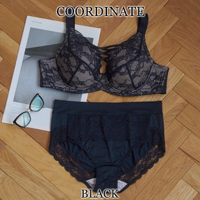 【D～J140まで全65サイズ】美胸キーパーグランリフト フルカップブラ（ブラック）_90553-51