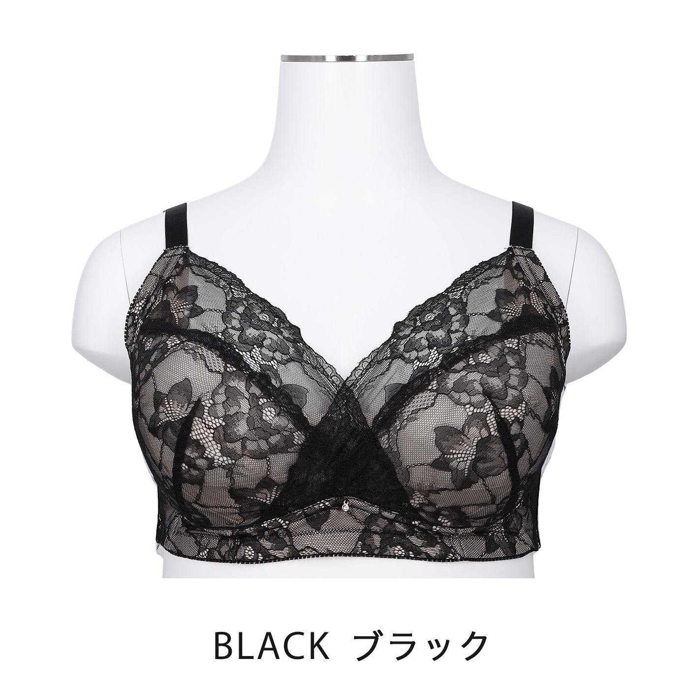 【B80～G95】美胸ノンワイヤー＋（ブラック）_90534-51