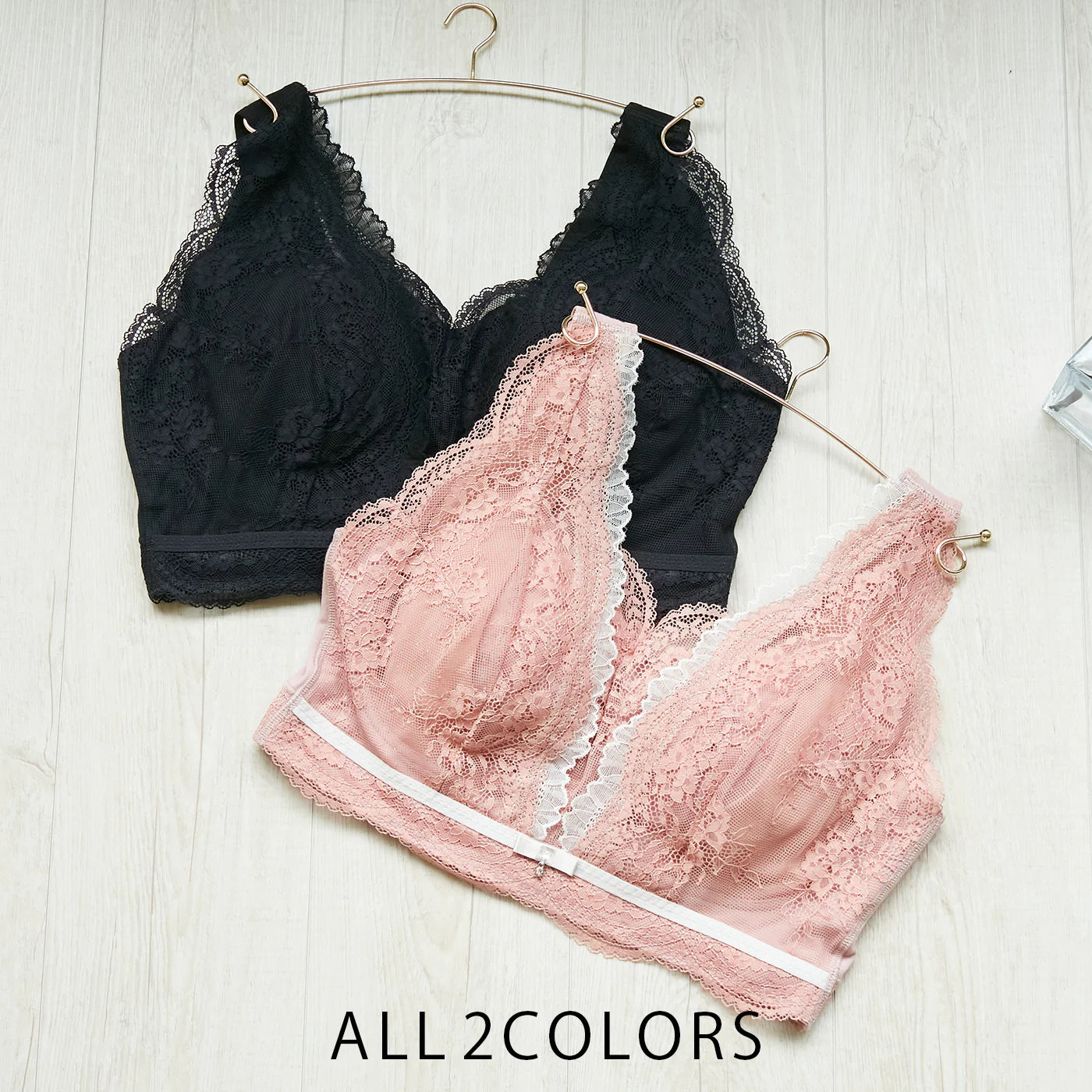 【LL～10L】Relaxina bra ノンワイヤー ブラジャー（ブラック）_90550-51