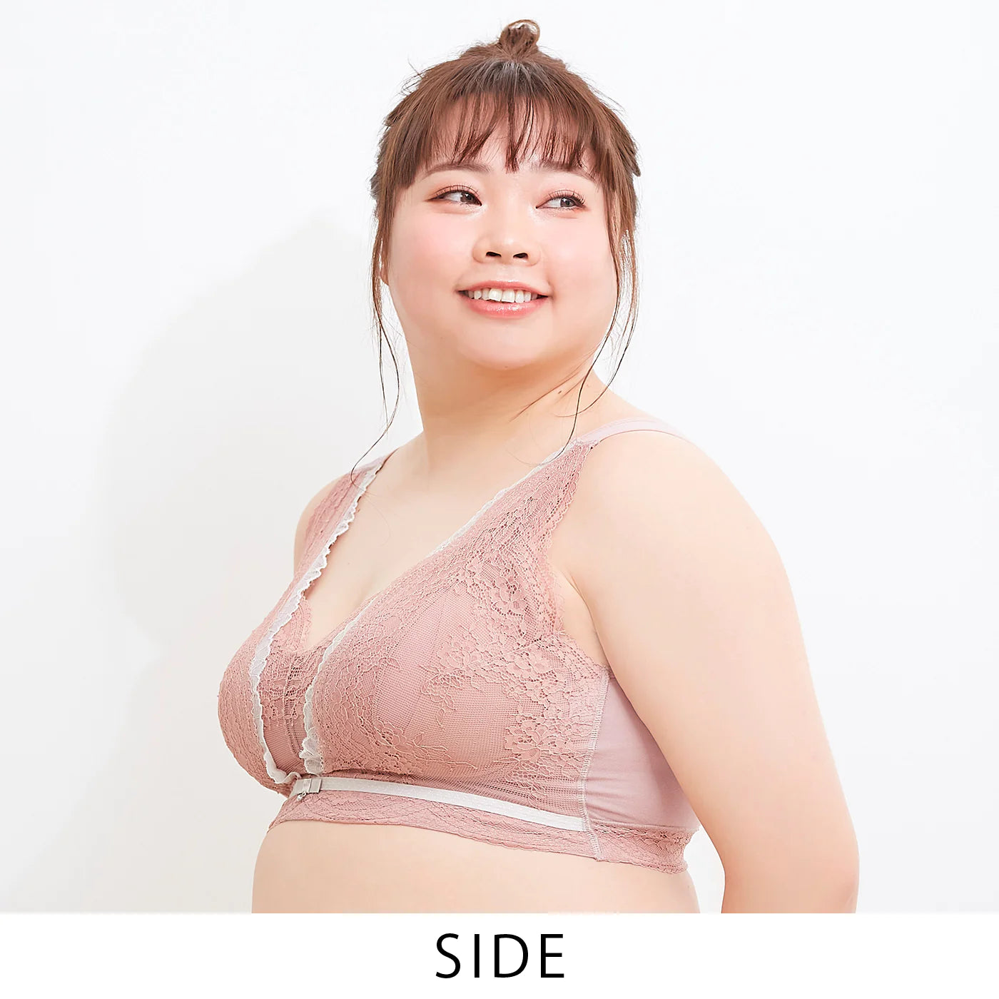 【LL～10L】Relaxina bra ノンワイヤー ブラジャー（ブラック）_90550-51