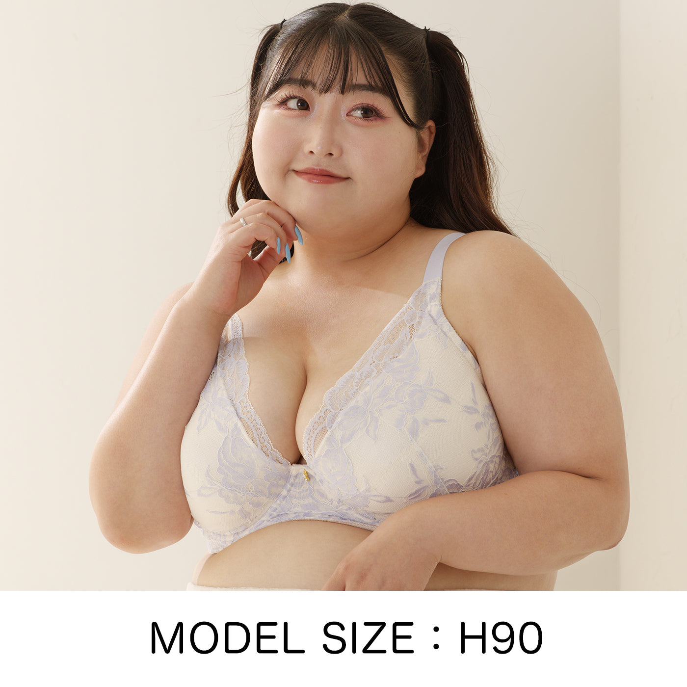 【B80～H105】しっかりホールド・美胸キーパーフルカップブラ（ネイビー）_90561-36