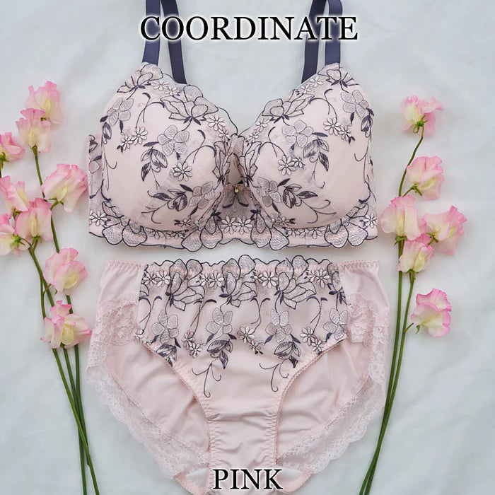 【LL〜10L】しっかりホールド・美胸キーパーペアショーツ（ピンク）_90598-42