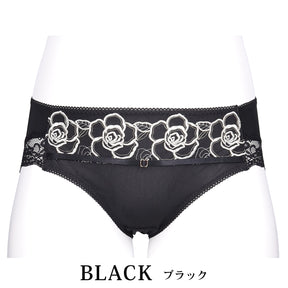 【LL〜10L】特別な日ランジェリー・美胸キーパーペアショーツ(ブラック）_90609-51