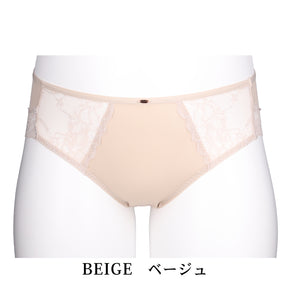 【LL～10L】しっかりホールド・美胸キーパー「つるんと」ペアショーツ（ベージュ）_90621-54