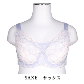 【D90～L140】美胸キーパーグランリフト 3/4カップブラ（サックス）_90622-30