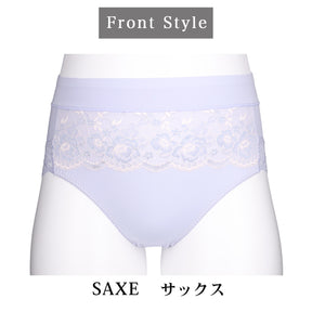【3L～10L】美胸キーパーグランリフトペアショーツ深ばきタイプ(サックス）_90623-30