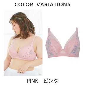 【E85～H105】しっかりホールド・美胸キーパー3/4カップブラ_90345