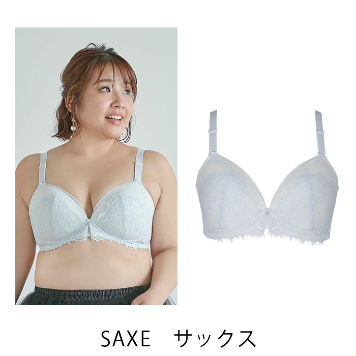 【3L～5L】楽してバストメイク・美胸ノンワイヤーブラ_90410