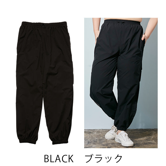 【3L～6L／吸水速乾・撥水・UVカット加工】リラックストラックパンツ_90473