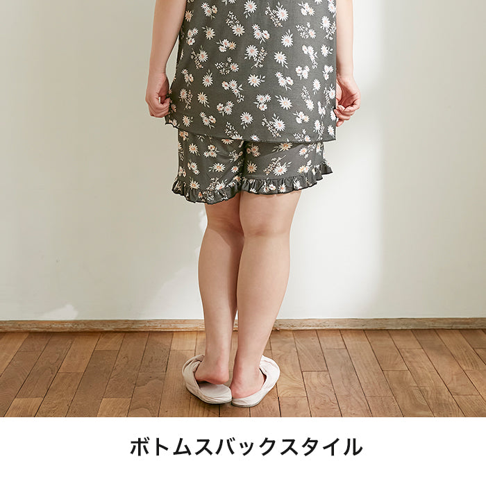 【3L～6L】レーヨンベア天ルームウェア上下セット_90515