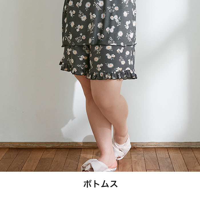 【3L～6L】レーヨンベア天ルームウェア上下セット_90515